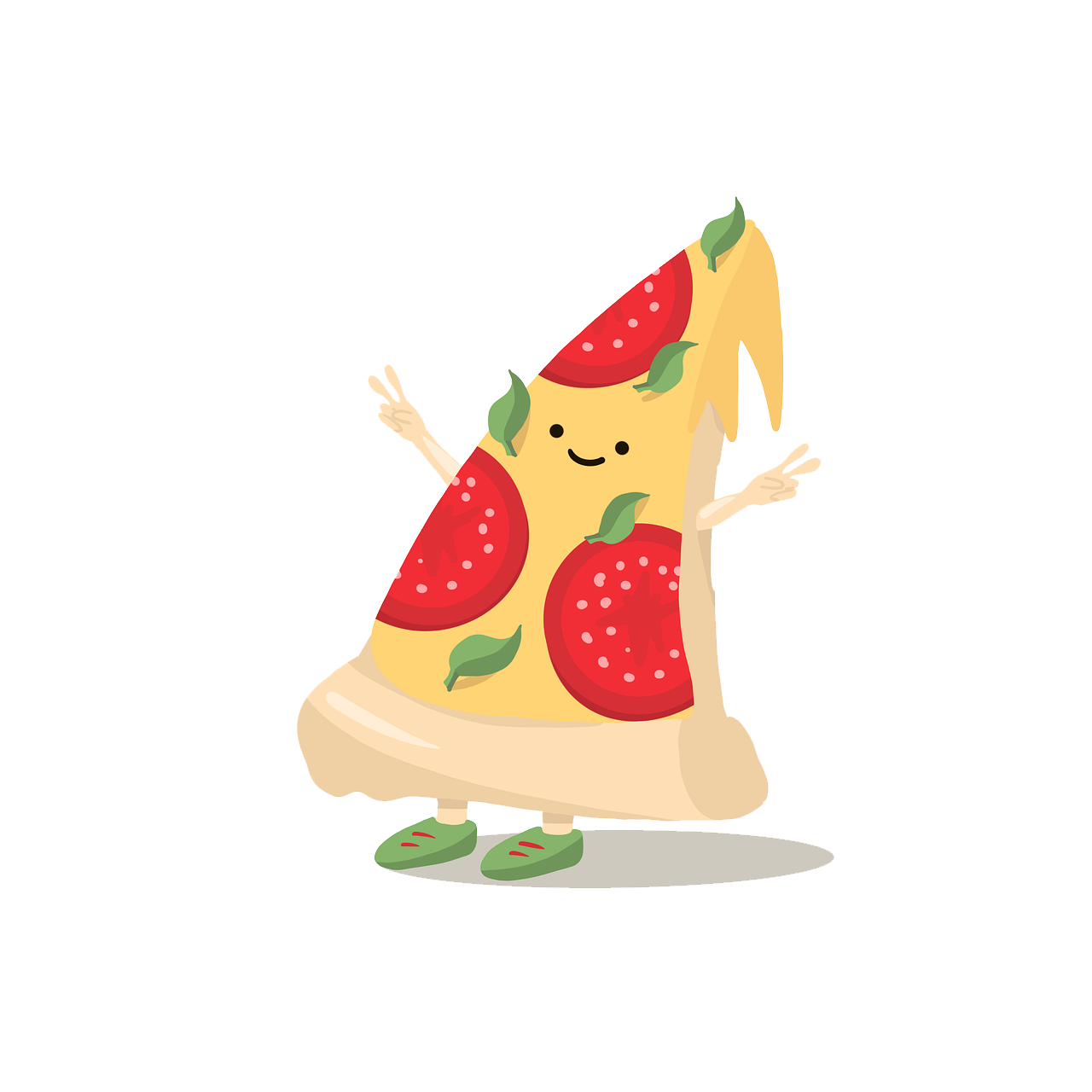 Frisch gebackene Pizza